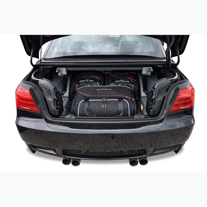 Sada tašiek do kufra KJUST BMW 3 Cabrio 2006-2013 3 ks black 12