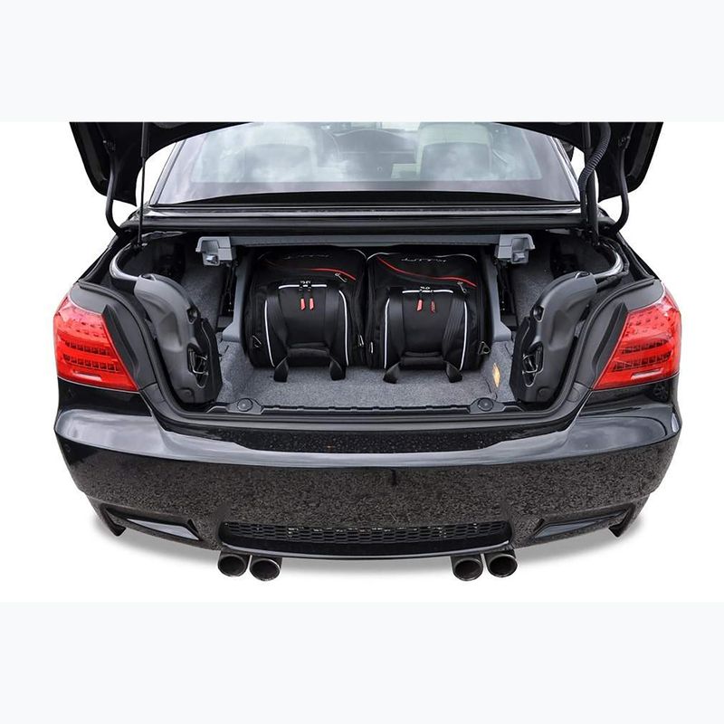 Sada tašiek do kufra KJUST BMW 3 Cabrio 2006-2013 3 ks black 14