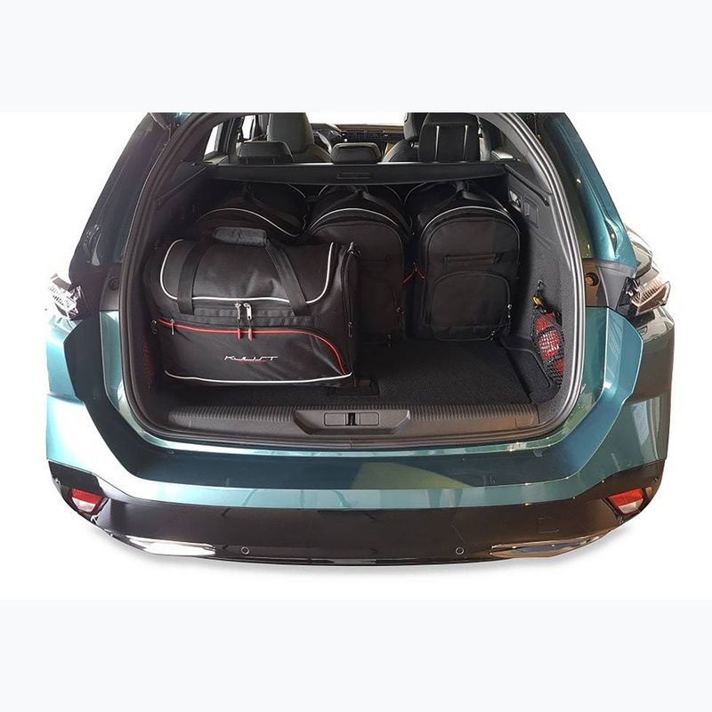 KJUST sada tašiek do kufra Peugeot 308 SW PHEV 2021+ 5 ks čierna. 14