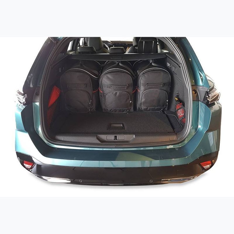 KJUST sada tašiek do kufra Peugeot 308 SW PHEV 2021+ 5 ks čierna. 15