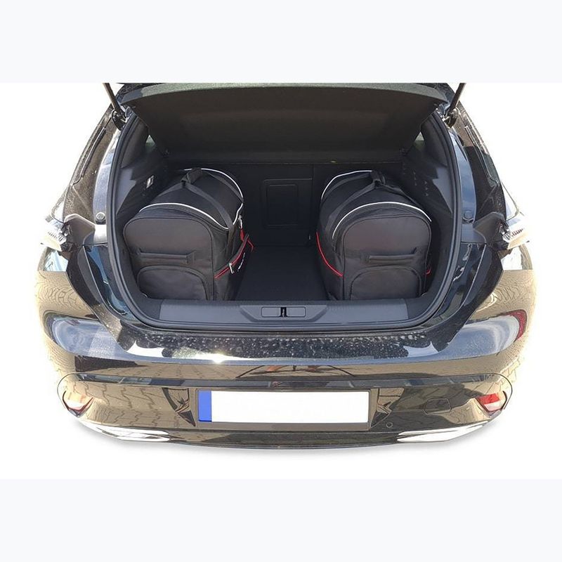 KJUST sada tašiek do kufra Peugeot 308 Hatchback PHEV 2021+ 3 ks čierna. 12