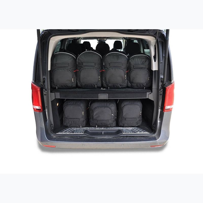 Sada tašiek do kufra KJUST Mercedes-Benz EQV Extra Long 2020+ 7 ks. čierna 9