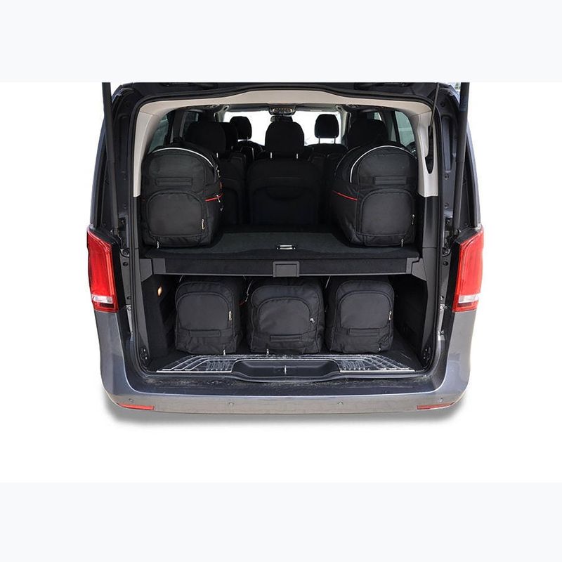 Sada tašiek do kufra KJUST Mercedes-Benz EQV Extra Long 2020+ 7 ks. čierna 10