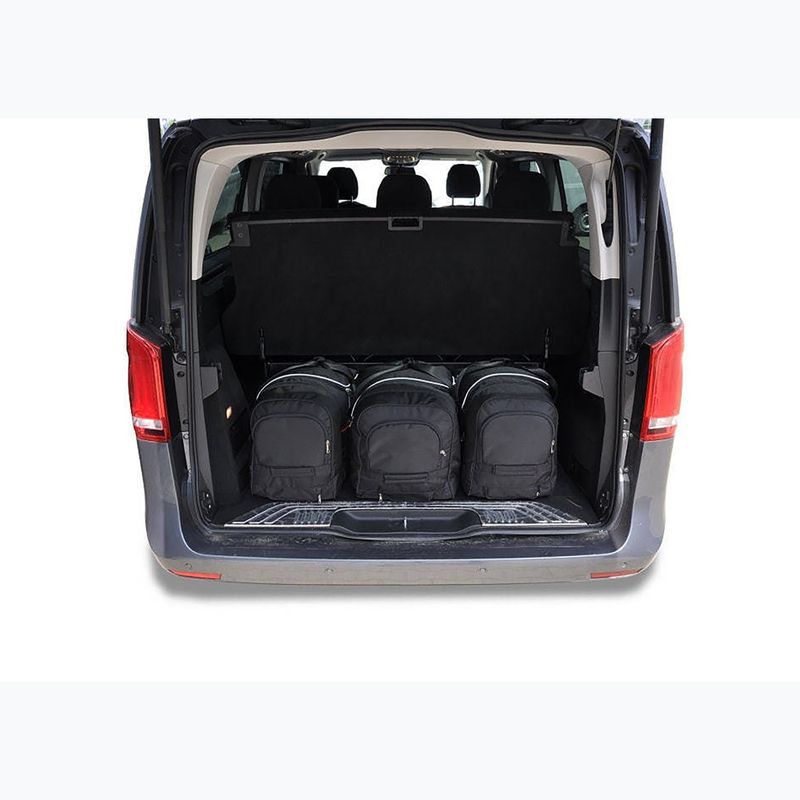 Sada tašiek do kufra KJUST Mercedes-Benz EQV Extra Long 2020+ 7 ks. čierna 11
