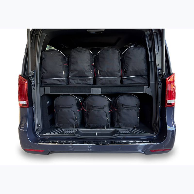 Sada tašiek do kufra KJUST Mercedes-Benz EQV Long 2020+ 7 ks. čierna 11
