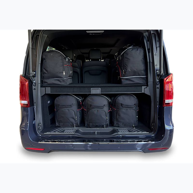 Sada tašiek do kufra KJUST Mercedes-Benz EQV Long 2020+ 7 ks. čierna 12