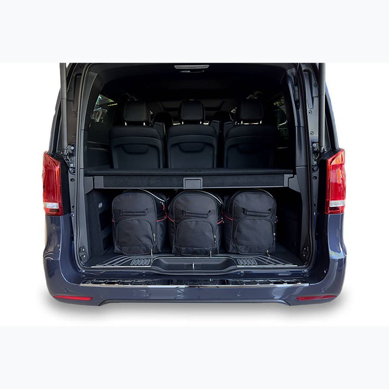Sada tašiek do kufra KJUST Mercedes-Benz EQV Long 2020+ 7 ks. čierna 14