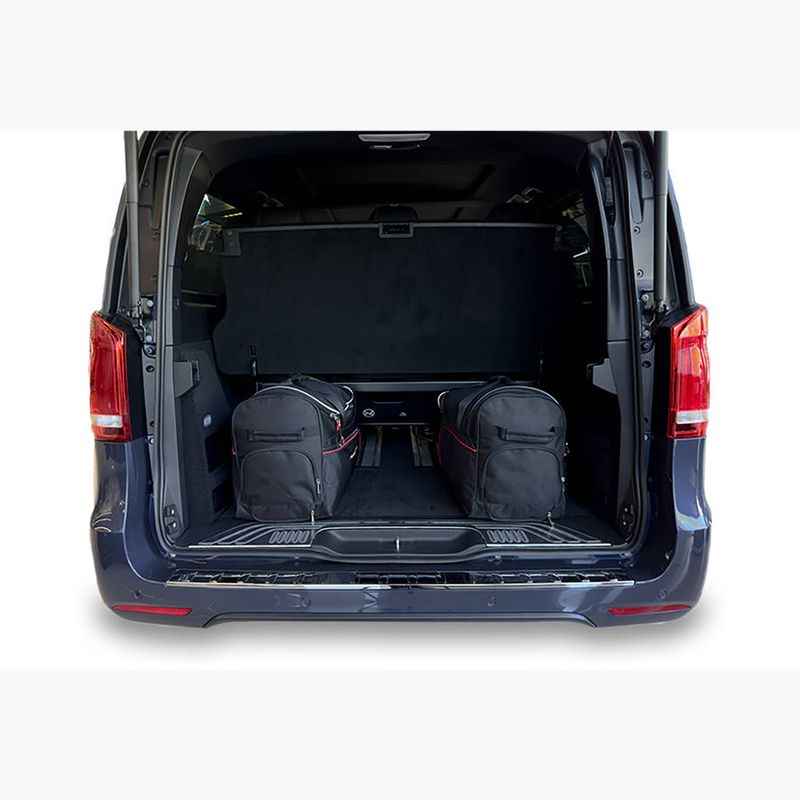 Sada tašiek do kufra KJUST Mercedes-Benz EQV Long 2020+ 7 ks. čierna 15