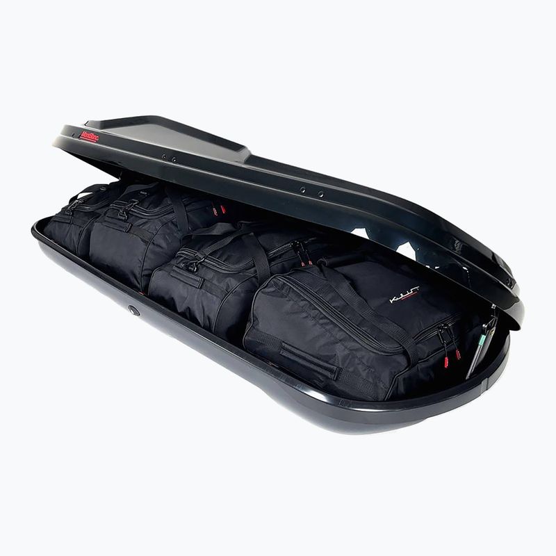 Sada tašiek do strešného boxu KJUST Montblanc Altitude 350 4 ks čierna