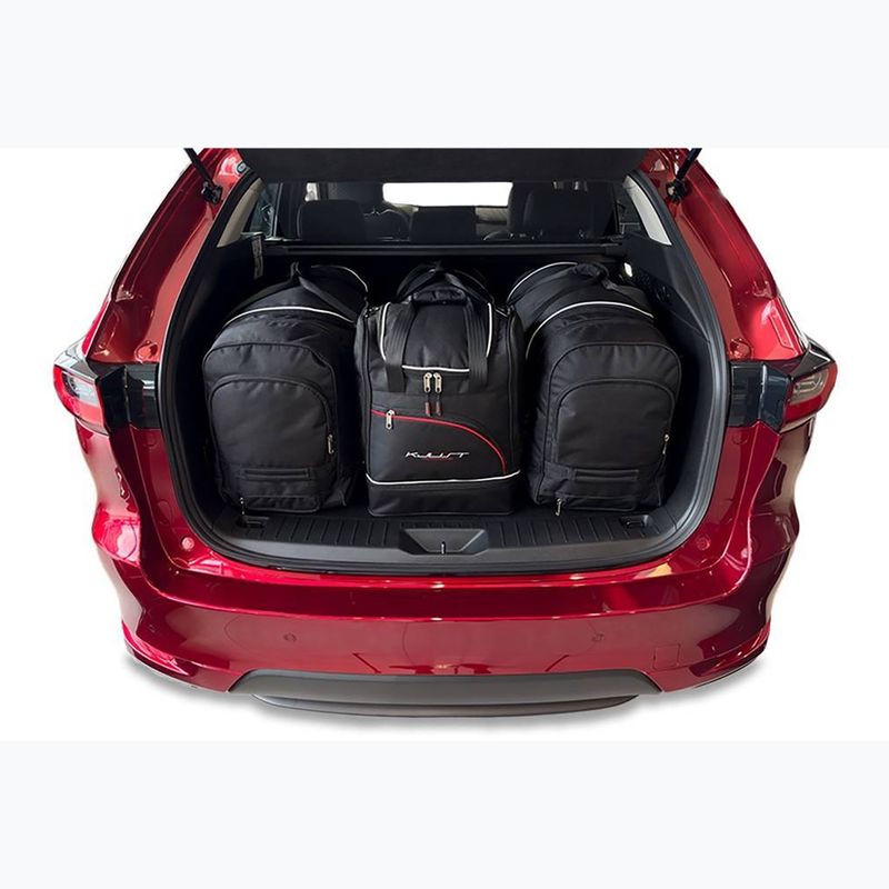 Sada tašiek do kufra KJUST Mazda CX-60 PHEV 2022+ 4 ks. čierna 12