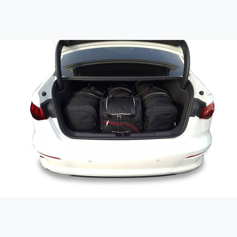 KJUST Audi A3 Limousine sada tašiek do kufra 2020+ 4 ks čierna 17