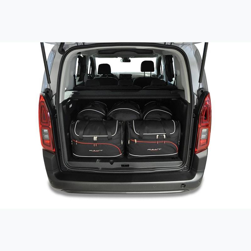 Súprava tašiek do batožinového priestoru KJUST Toyota Proace City Verso 2019+ 5 ks black 17