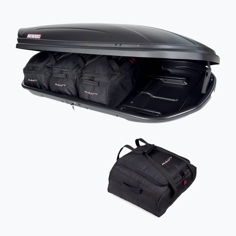 Sada tašiek do strešného boxu KJUST Menabo Marathon 460 4 ks čierna 3