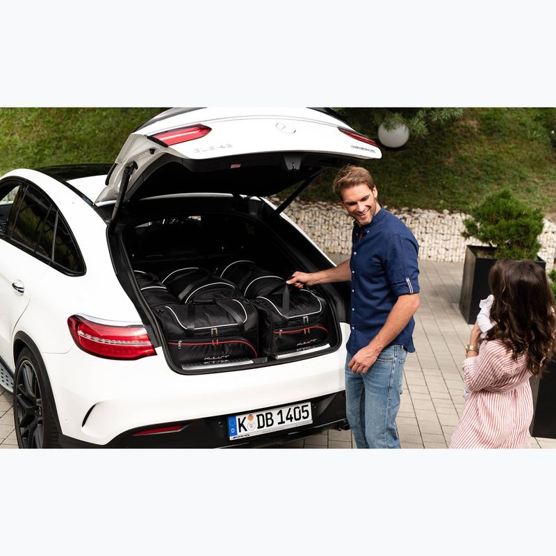 Sada tašiek do kufra KJUST Mini Countryman MHEV 2023+ 4 ks. čierna 17