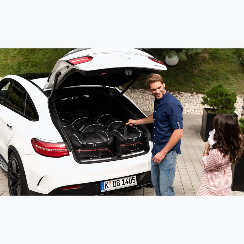 Sada tašiek do kufra KJUST Mini Countryman MHEV 2023+ 4 ks. čierna 19