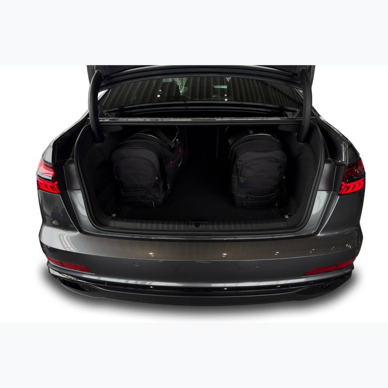 KJUST sada tašiek do kufra Audi A6 Limousine C8 2018+ 5 ks čierna 20