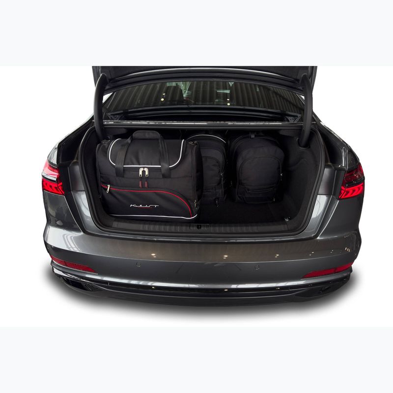 KJUST sada tašiek do kufra Audi A6 Limousine C8 2018+ 5 ks čierna 18