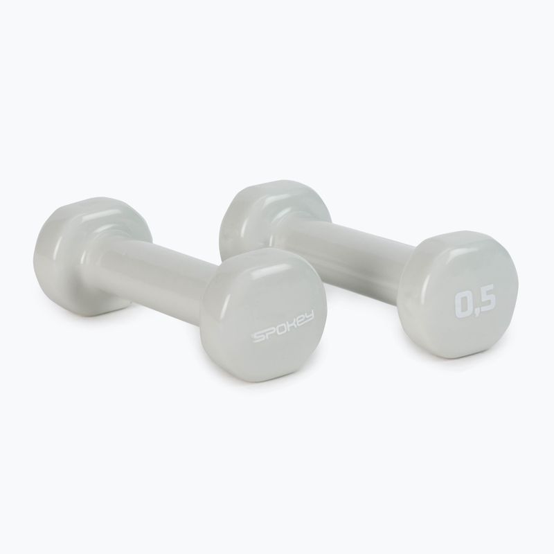 Spokey Shape IV činky 2x0,5 kg sivé 920892