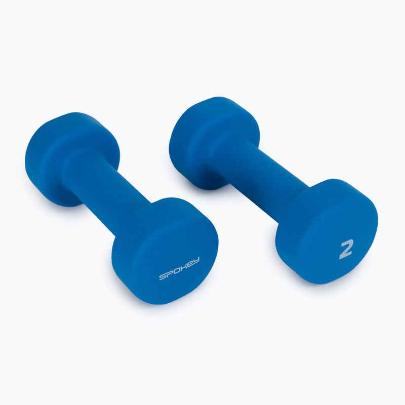 Spokey Shape IV činky 2x2 kg modré 920895 2