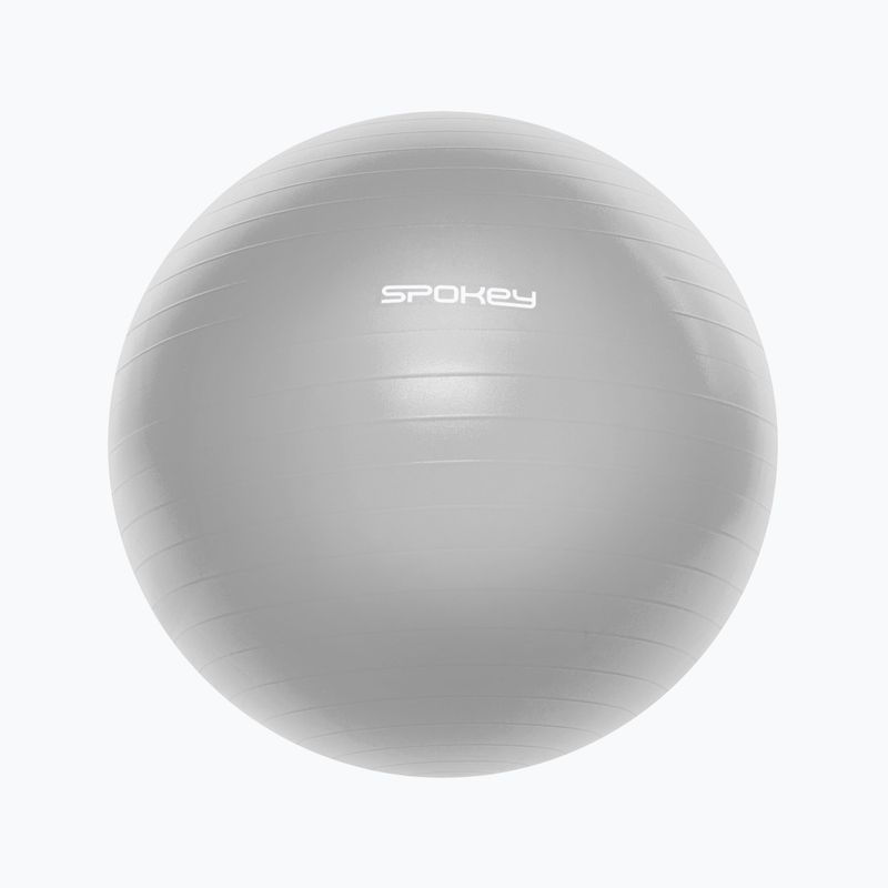 Gymnastická lopta Spokey Fitball sivá 921021