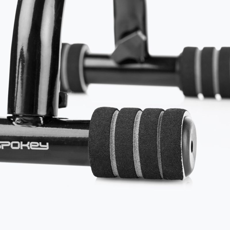 Spokey Bracer Iv push-up rukoväte čierne 921024 2