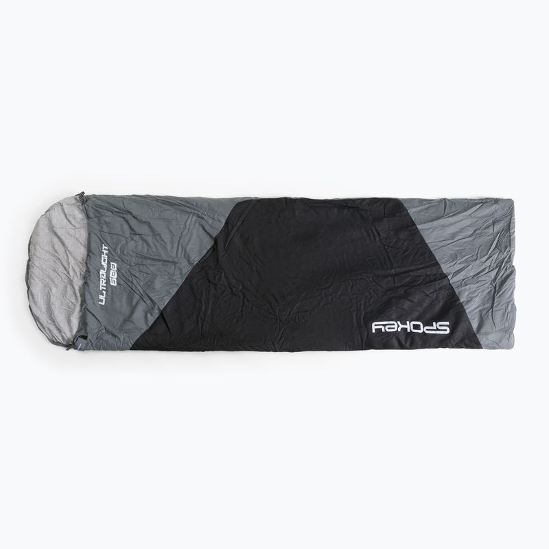 Spokey Ultralight 600II spací vak čierno-sivý 922251 2