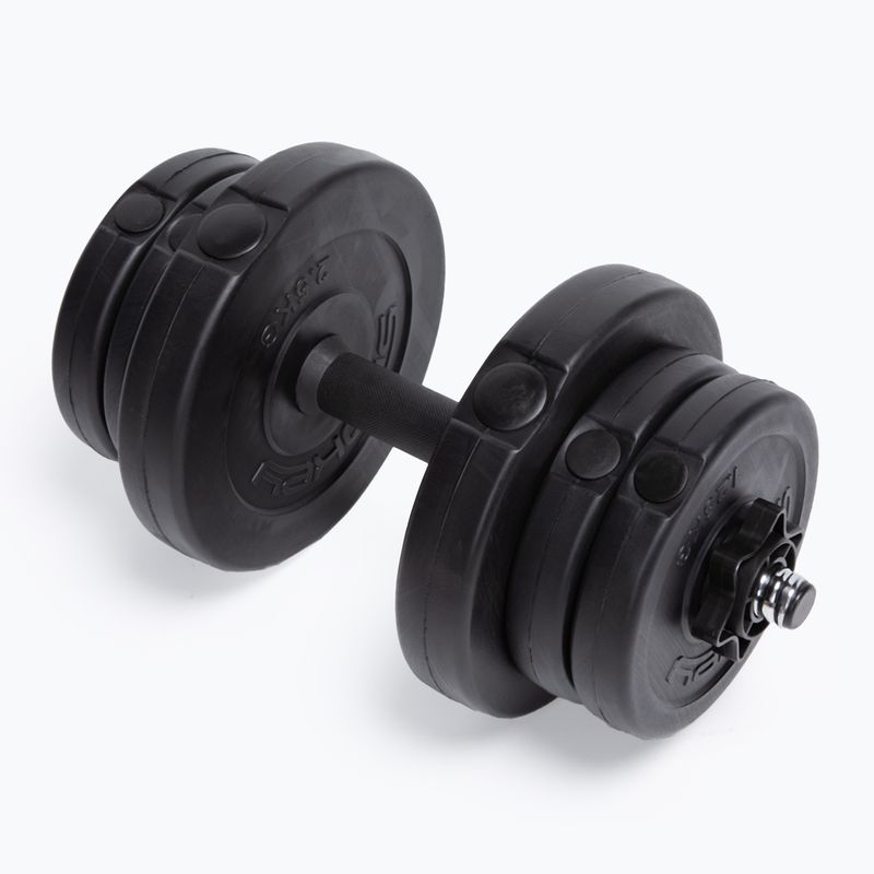 Spokey Burden 10kg činky čierne 921036