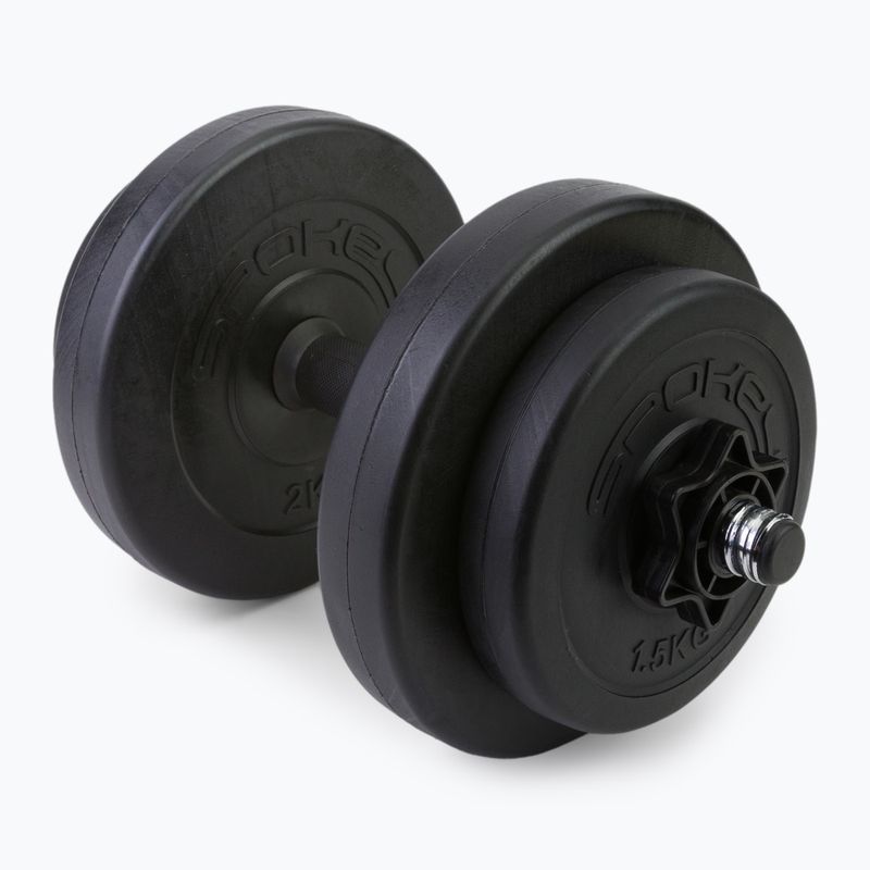 Spokey Burden 7,5 kg činky čierne 921736