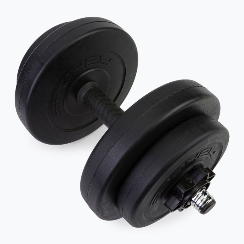 Spokey Burden 7,5 kg činky čierne 921736 2