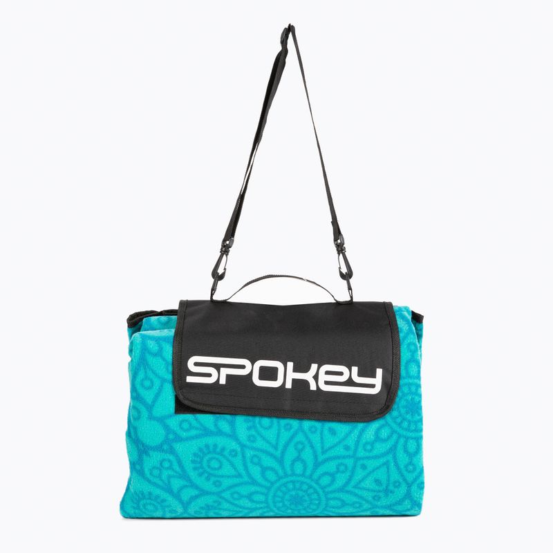 Spokey pikniková deka Mandala modrá 926055 2