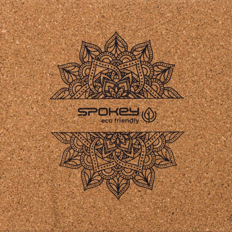 Spokey Nidra hnedá korková kocka na jogu 926634 6