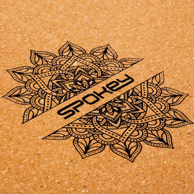 Spokey Nidra hnedá korková kocka na jogu 926634 9