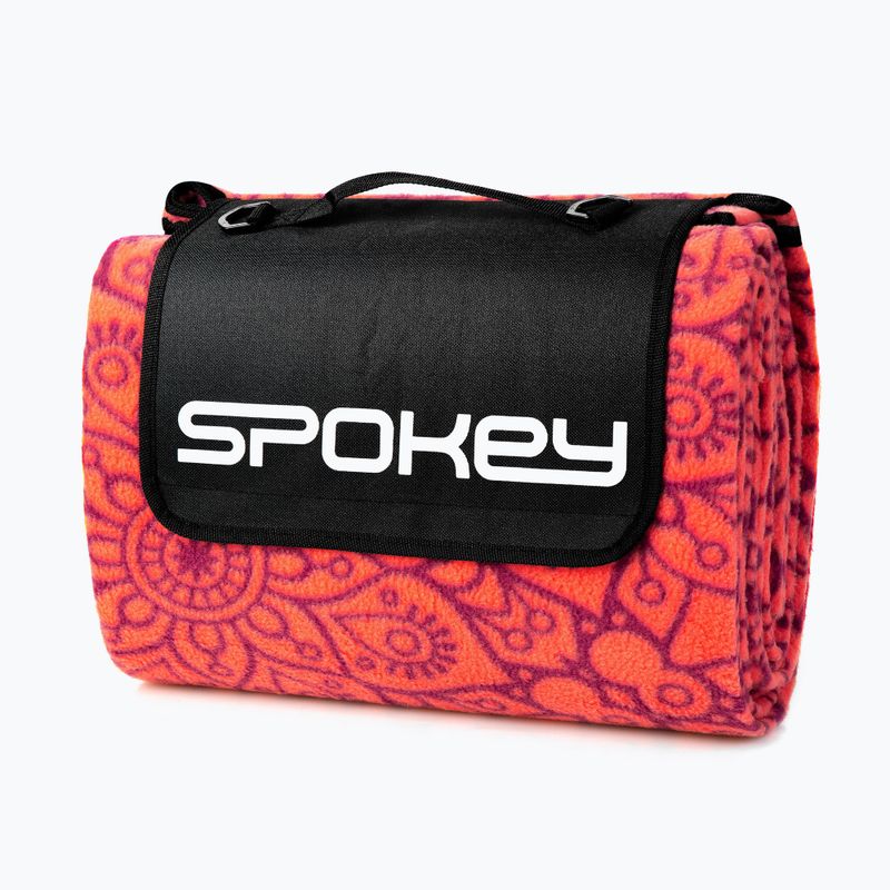 Spokey pikniková deka Mandala červená 928253 7