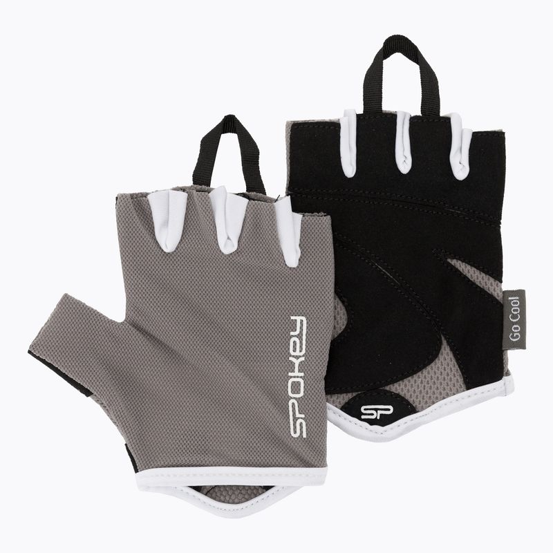 Spokey Lady Fit šedé fitness rukavice 928969