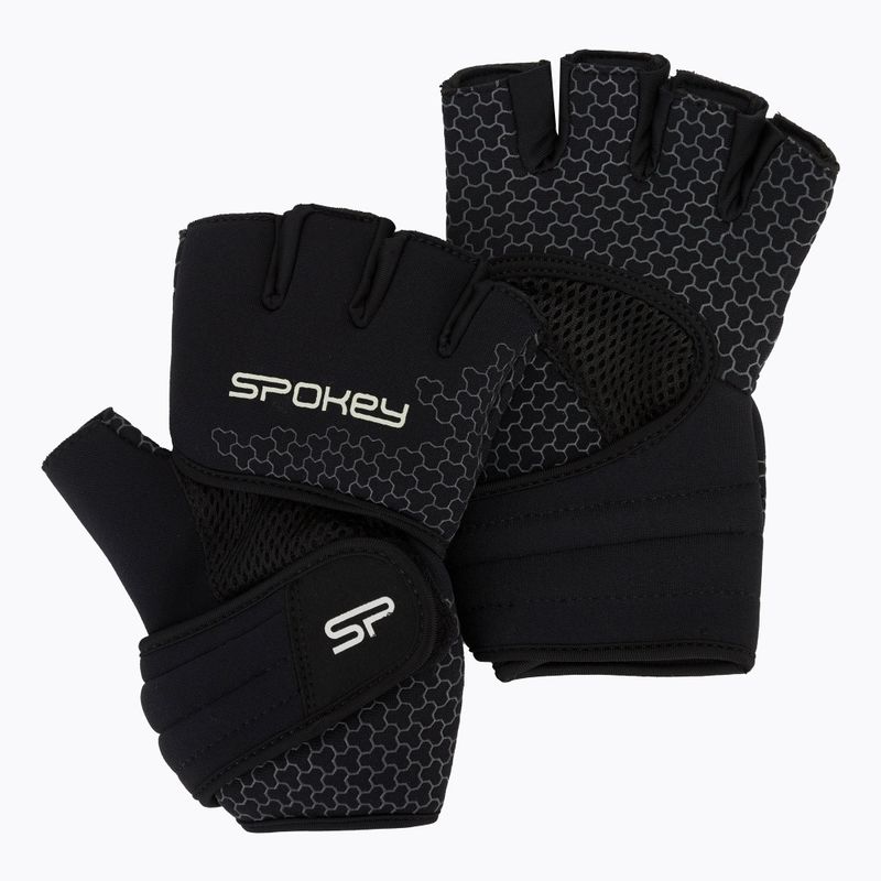 Spokey Lava fitness rukavice čierne 928976
