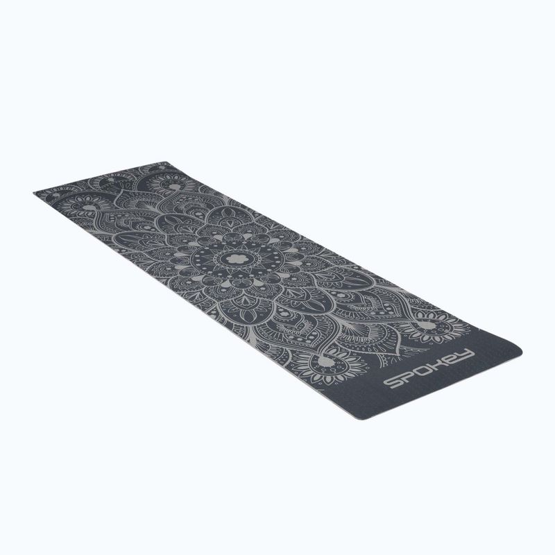 Podložka na jogu Spokey Yoga Mandala 4 mm sivá 929857