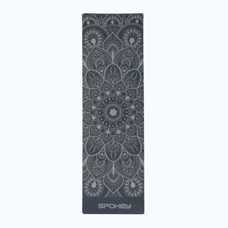 Podložka na jogu Spokey Yoga Mandala 4 mm sivá 929857 2
