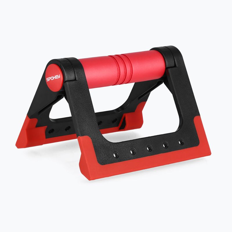 Spokey Force push-up rukoväte 2 ks čierna/červená 929901 2