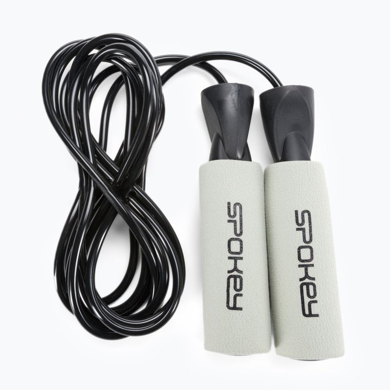 Spokey Basic švihadlo čierne 929916