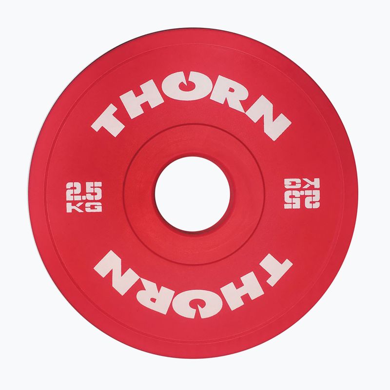 Závažie  THORN FIT Fractional 2 x 5 kg red/white 2