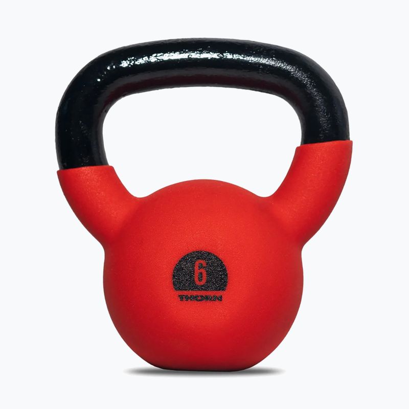 Kettlebell THORN FIT Cast  Iron 6 kg červený