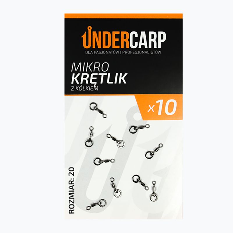 UNDERCARP Micro kaprový obratlík s obručou čierny UC43