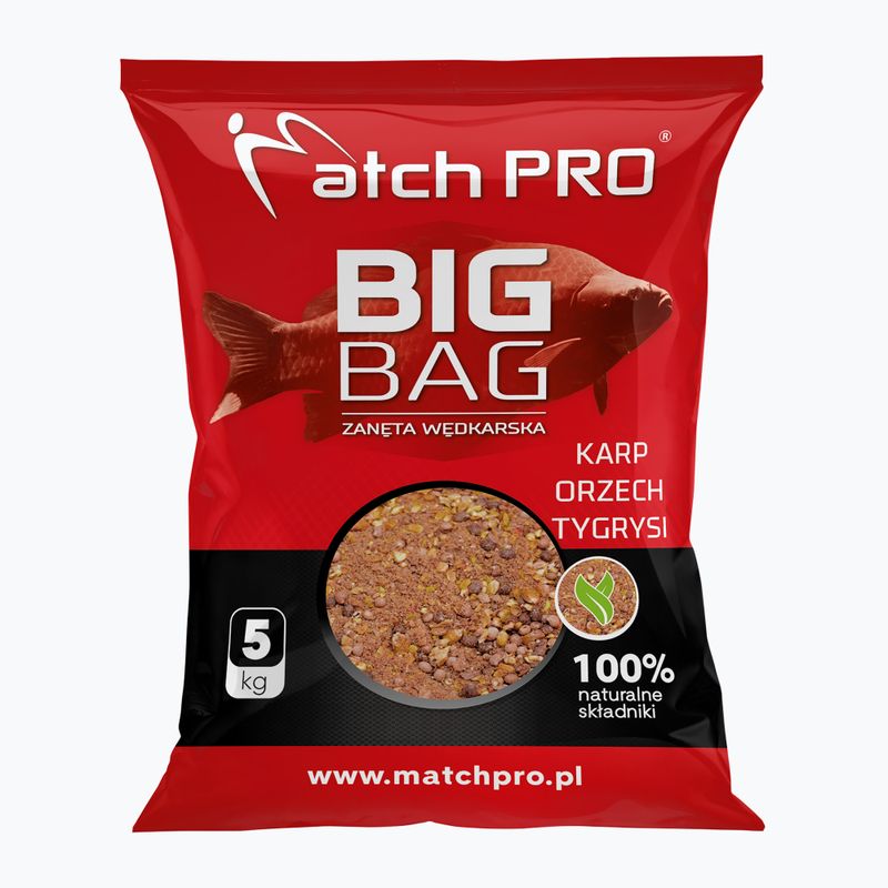 Rybárska mrena MatchPro Big Bag Karp Tiger Walnut 5 kg 970105