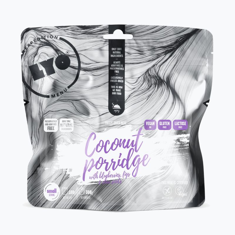 Mrazom sušené potraviny LYOFOOD Kokosová ovsená kaša s bobuľovitým ovocím, figami a chia semienkami LF-7616 3