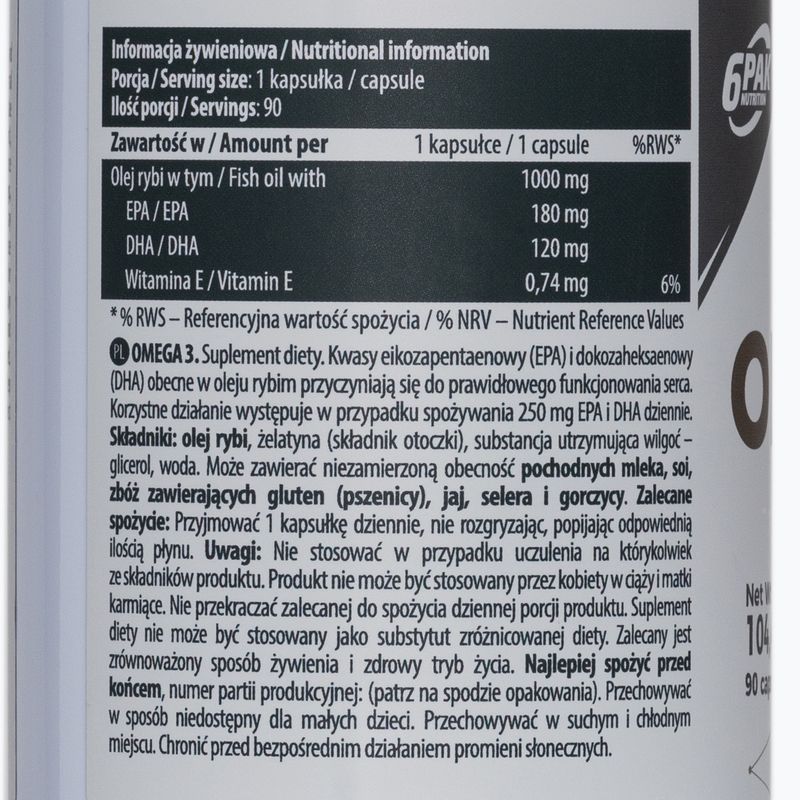 EL Omega 3 6PAK mastné kyseliny 90 kapsúl PAK/091 2