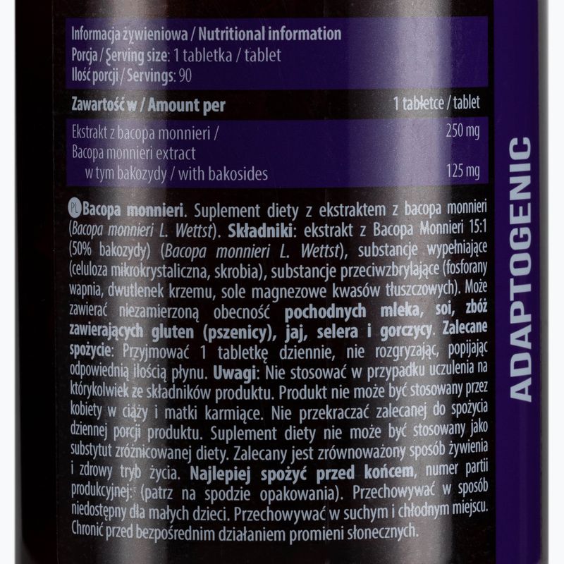 Bacopa Monnieri Essence podpora mozgu 90 tabliet ESS/040 2