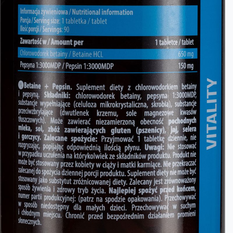 Betaín HCL Pepsin Essence zdravie a fitness 90 tabliet ESS/050 2