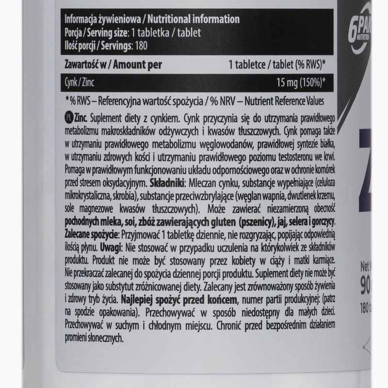 EL Zinok 6PAK zinok 180 tabliet PAK/088 2
