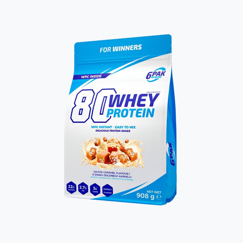Srvátkový proteín 6PAK 80 908g slaný karamel PAK/162#SOKAR