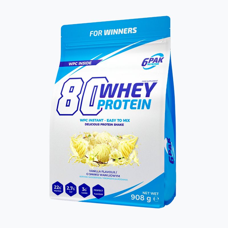 Srvátka 6PAK 80 Protein 908 g Vanilka